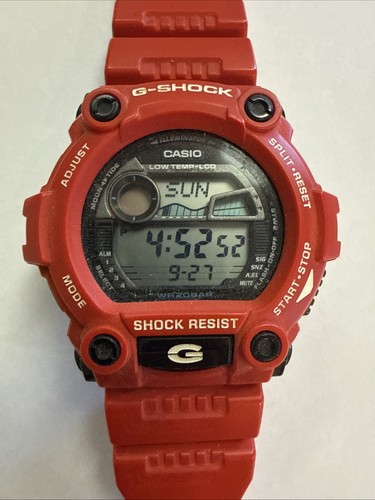 Casio shock 7900a 4 red - g-shock, g-7900a-4