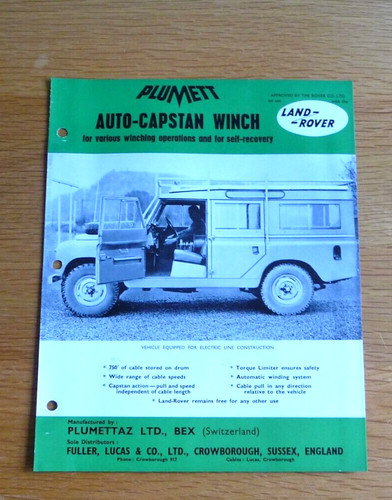 Land rover plumett auto - plumett,