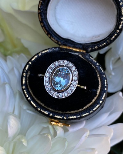 Art deco aquamarine and - art,