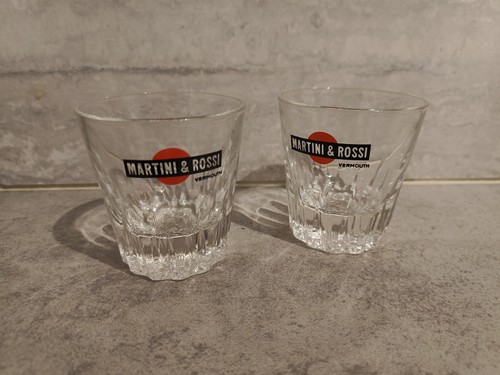 Pair retro martini rossi - of,