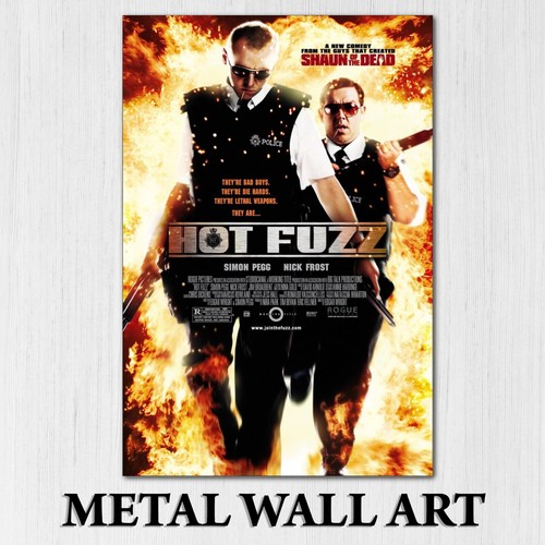 Movie poster hot fuzz comedy - hot,