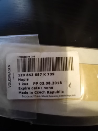Genuine new skoda octavia boot - genuine,