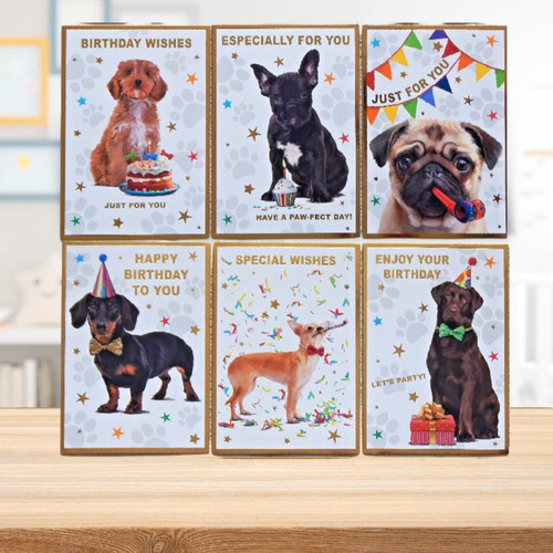 Cute dogs puppies birthday - &,
