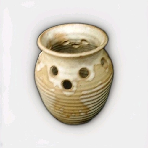 Studio pottery vase burner - pottery, or