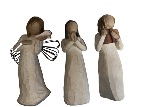 Willow tree angels figures - tree, 3
