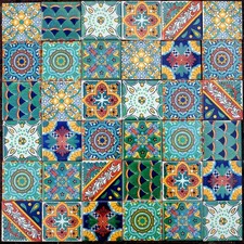 36 AUTHENTIC MEXICAN TILES