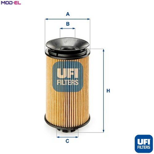 Oil filter 092 - 25.092.00, for