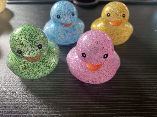 Sparkly rubber ducks - ducks, 4