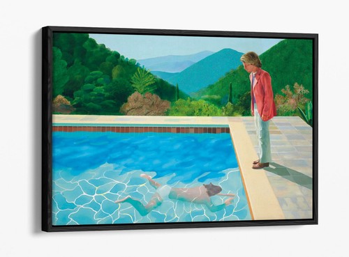 Pool with two figures - two, david