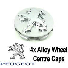 4 x PEUGEOT SILVER WHEEL ALLOY