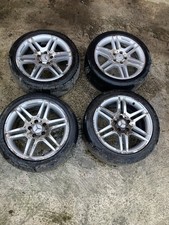 MERCEDES A C W176 W204 AMG 17" ALLOY WHEELS SET  A2044014502 7.5j 8.5j