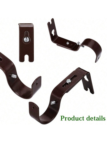 Curtain pole rod brackets - pole,