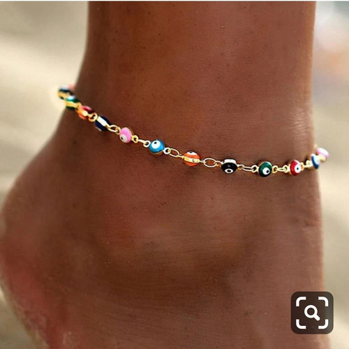 Natural gemstone ankle - gemstone,
