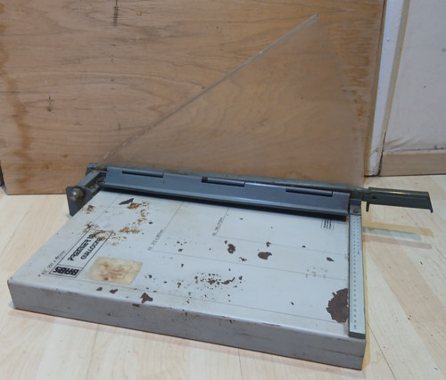 Vintage guillotine metal board - guillotine,