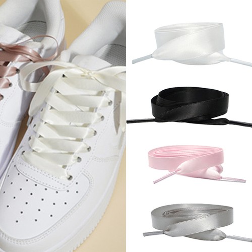 Flat satin ribbon laces for - flat,