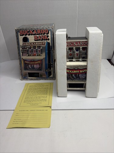 Vintage buckaroo slot machine - vintage,
