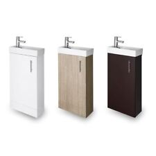 400mm Bathroom Basin Vanity Unit Wall Hung , Mixer Tap, Bottle Trap