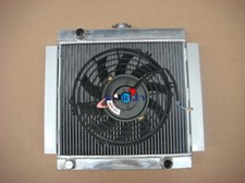 3 Row Alu Radiator + FAN For