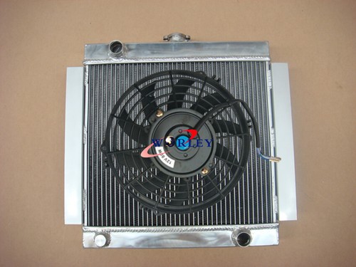 Row alu radiator - radiator, fan
