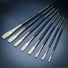 Rosemary & Co Classic Long Flats Brush Range Singles Long Handle Fast Shipping