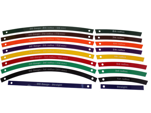 Track laying templates 8 - -,