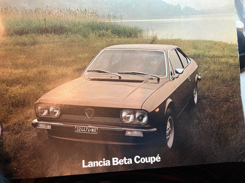 Vintage 1977 lancia beta coupe - vintage,
