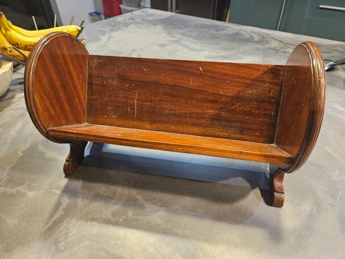 Antique mahogany inlaid - mahogany, book