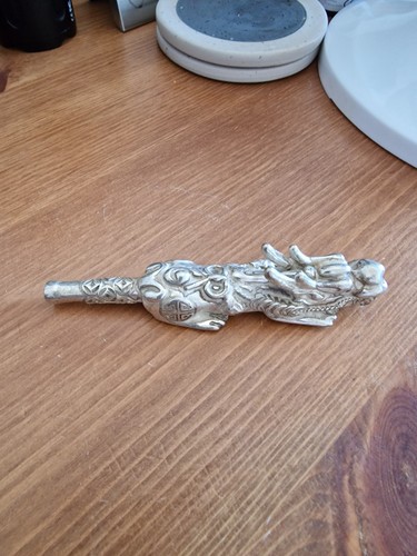 Vintage tibetan silver dragon - tibetan,