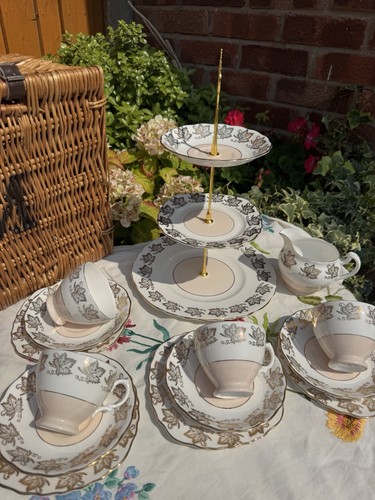 Pastel peach vintage tea - pastel,