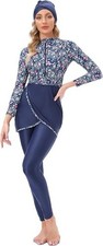 Womens Muslim Burkini Swimsuit