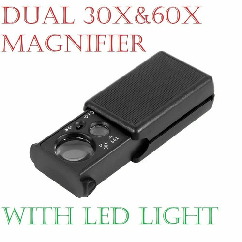 30x 60x magnifier led light - 30x/60x,