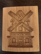 Carved Wooden Mold Gingerbread