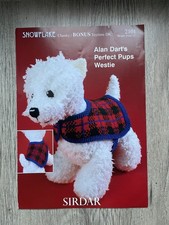 Alan Dart Knitting Pattern Perfect Pups Westie Toy 