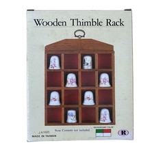 Wooden Thimble Rack Display