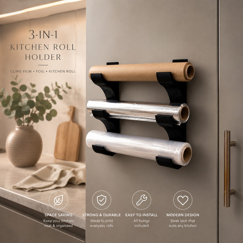 Kitchen roll holder - 3, in