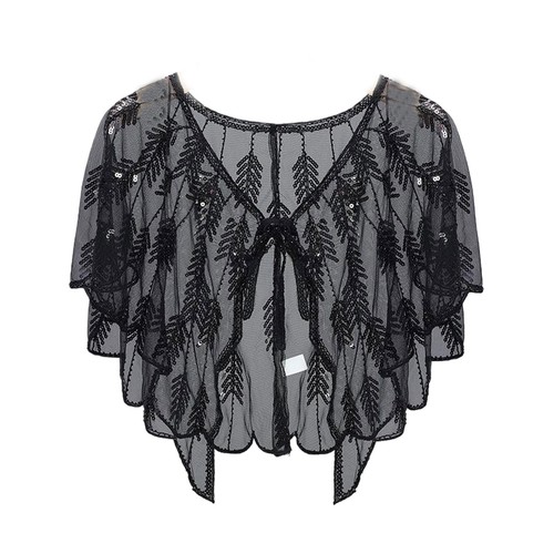 1920s sequin shawl - 1920s,