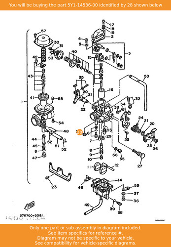 Yamaha gasket 5y1 14536 00 - yamaha, gasket,
