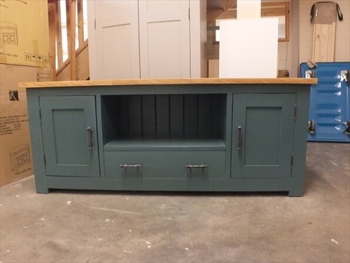 Shabby painted large plasma - painted, tv