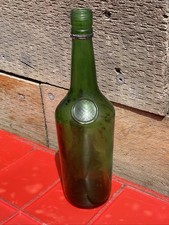 VAT 69 Scotch Whiskey Bottle Green Glass Sanderson & Sons Leith Scotland Vintage
