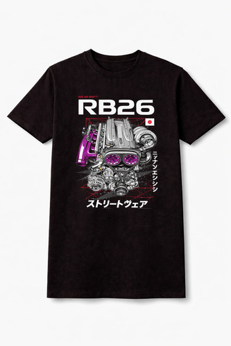 Rb26 engine shirt twin turbo - engine,