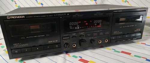 Pioneer w650r stereo - ct-w650r, double