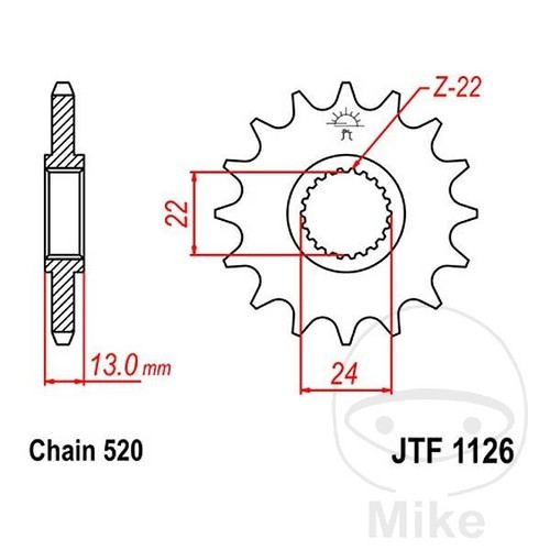 Sprocket for aprilia pegaso - for,