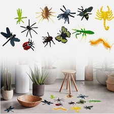 12x Plastic Insect Model