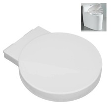 Round Design WC Toilet Seat Soft Close Top Fix Quick Release Hinge Easy Clean