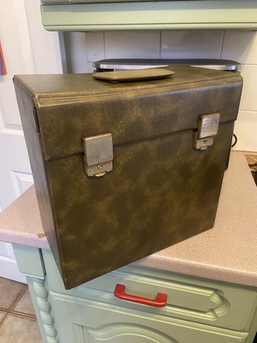 Vintage record carry storage - carry,