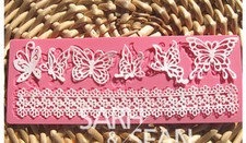 Flower Lace Silicone Fondant