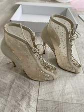 Embroidered Bridal Shoes, Size