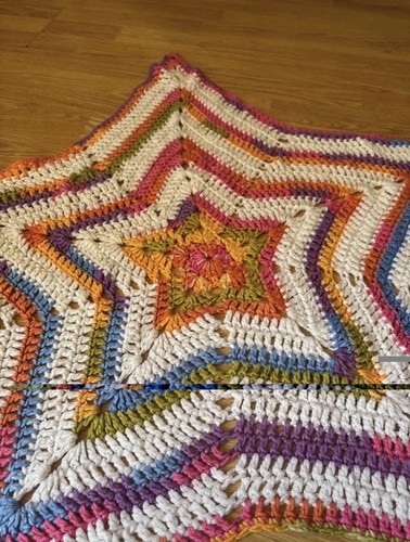 Star multicolour crochet baby - multicolour,