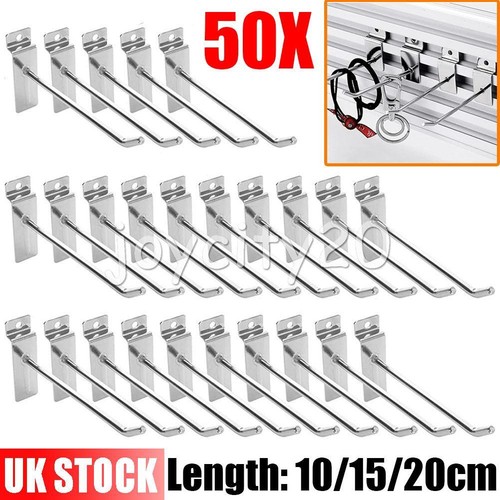 50x slatwall hooks accessory - 50x,