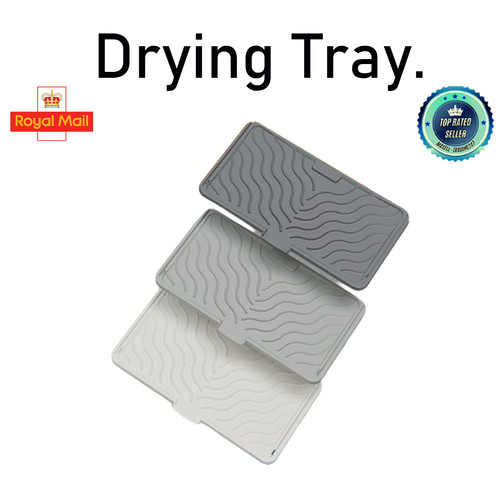 Dish drying reusable tray - 3x,